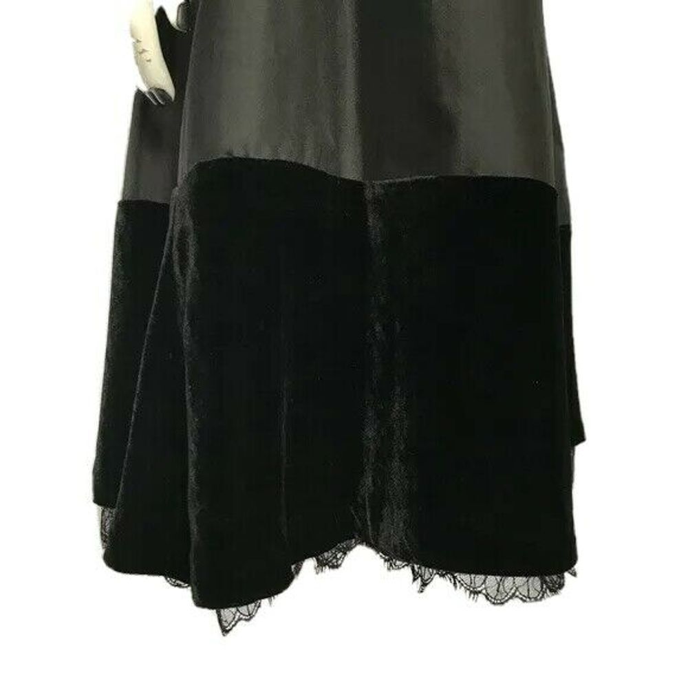 BCBGMAXAZRIA Silk Dress Halter Black Size 0 - Picture 6 of 8